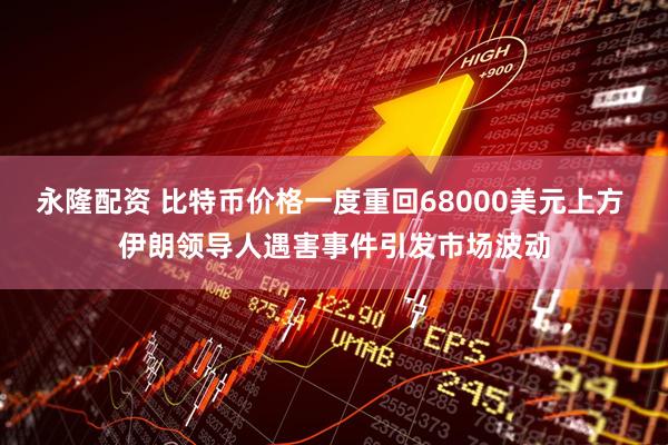 永隆配资 比特币价格一度重回68000美元上方 伊朗领导人遇害事件引发市场波动