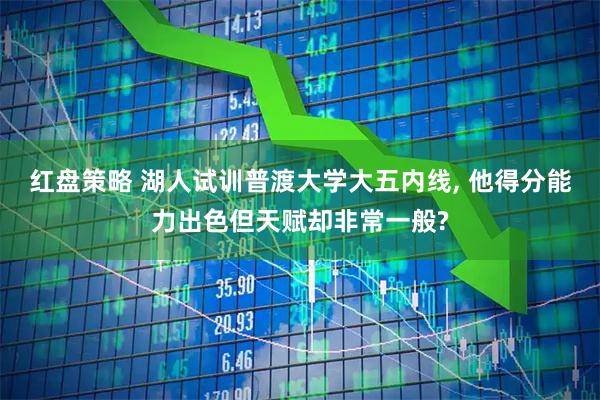 红盘策略 湖人试训普渡大学大五内线, 他得分能力出色但天赋却非常一般?