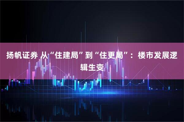 扬帆证券 从“住建局”到“住更局”：楼市发展逻辑生变