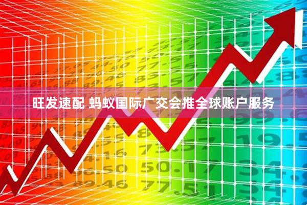 旺发速配 蚂蚁国际广交会推全球账户服务