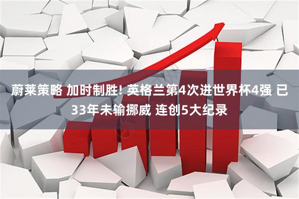 蔚莱策略 加时制胜! 英格兰第4次进世界杯4强 已33年未输挪威 连创5大纪录