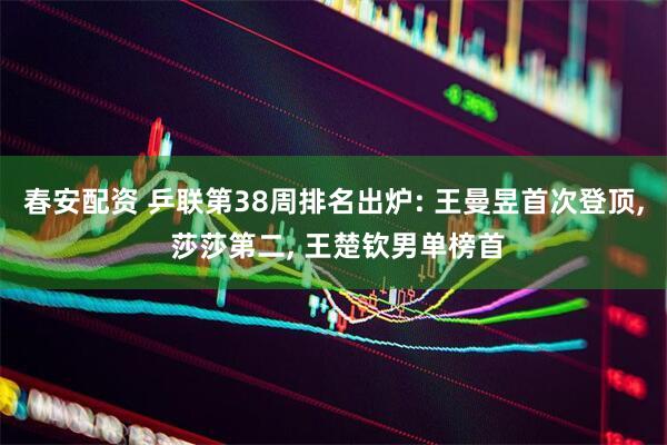 春安配资 乒联第38周排名出炉: 王曼昱首次登顶, 莎莎第二, 王楚钦男单榜首