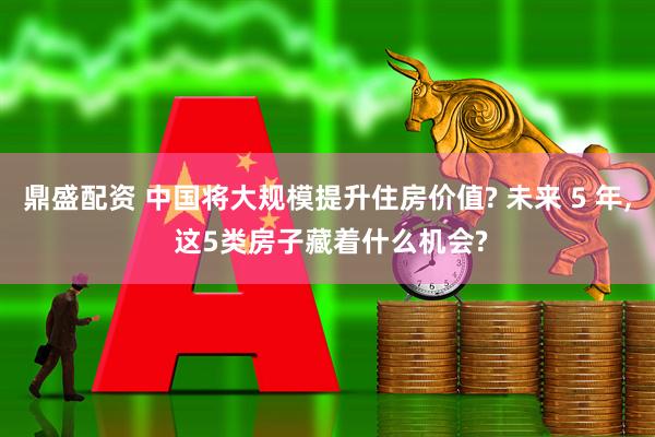 鼎盛配资 中国将大规模提升住房价值? 未来 5 年, 这5类房子藏着什么机会?